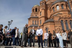🏛️ В День города состоялось открытие обновленной площади Павших борцов